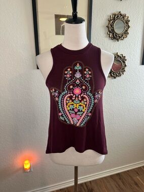 Hamsa Boho Tank Top (fits more of a XS-S) ✨🪬✨